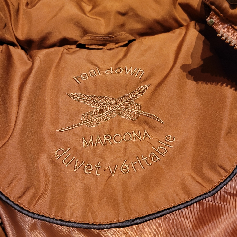 Women's Quilted Hooded Coat Rusty color - Picture 4 of 6